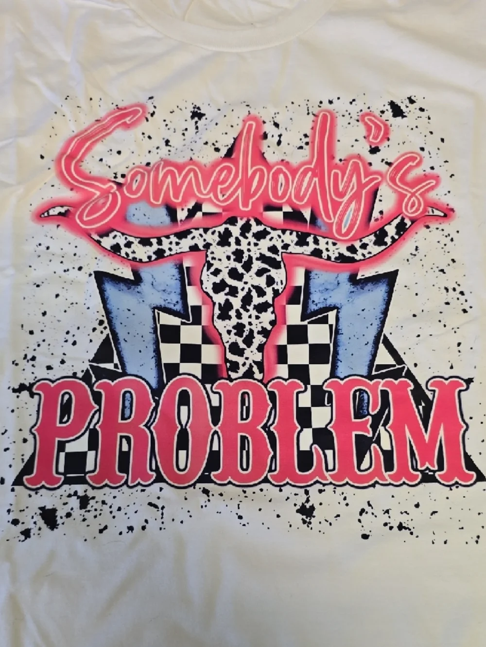 Tultex White Crewneck T-Shirt Custom Made - Picture 3 of 4
